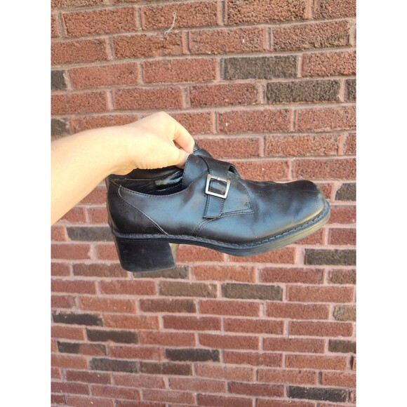 White Mt Womens Leather Oxford Shoes Size 8.5 Y2K Chunky Heel Whimsy Goth Witchy - Picture 1 of 6